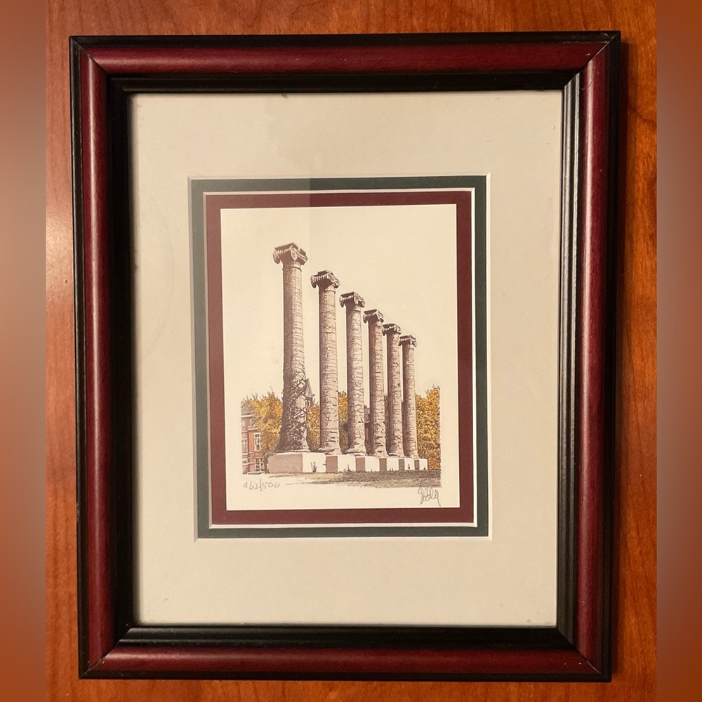 Mizzou “The Columns” Framed Print